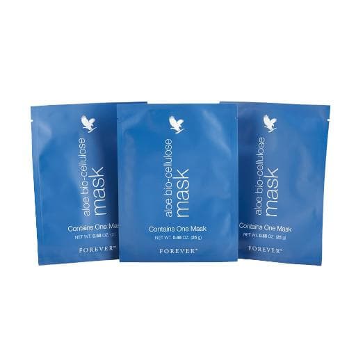 aloe bio-cellulose mask by Forever Living — Aloe-infused bio-cellulose face mask to deeply hydrate and smooth skin