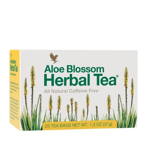 Aloe Blossom Herbal Tea by Forever Living — Herbal tea with warm ginger and cinnamon notes for a soothing daily drink