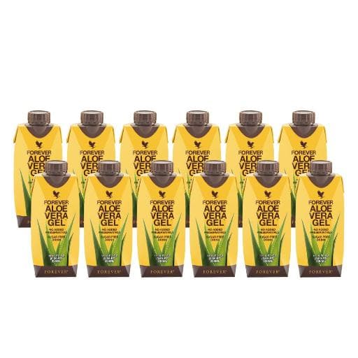 Forever Aloe Vera Gel Minis by Forever Living — Mini aloe vera drinking gels in a convenient 12 pack