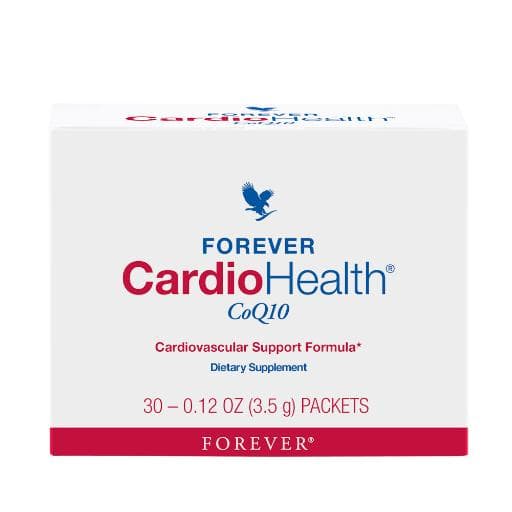 Forever CardioHealth with CoQ10 by Forever Living — CoQ10 combined with B vitamins to support the basic functioning of cells and the cardiovascular system