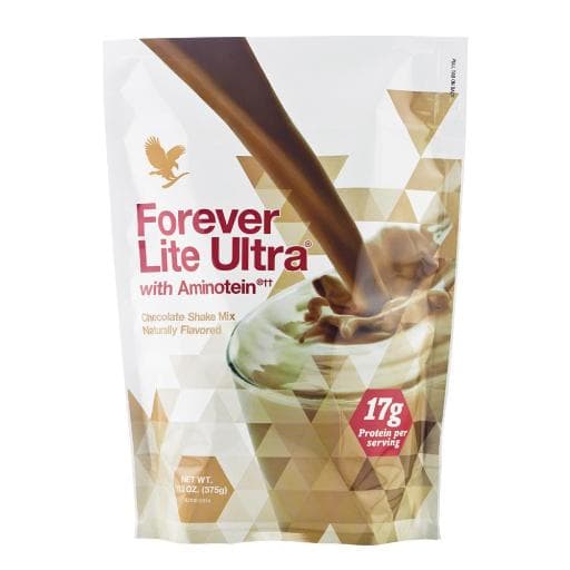 Forever Lite Ultra - Chocolate by Forever Living — Chocolate protein shake mix with vegetarian-sourced protein