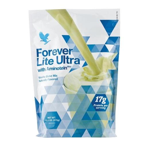 Forever Lite Ultra Vanilla by Forever Living — Low-carb protein shake mix with amino acids and prebiotic fiber