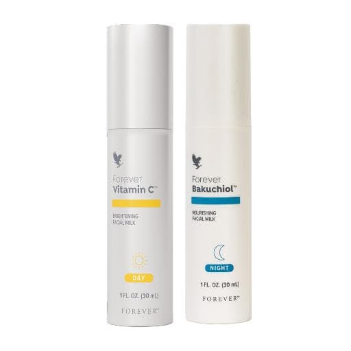 Forever Vitamin C and Forever Bakuchiol Duo by Forever Living — Day-to-night skin care duo for brighter, renewed-looking skin